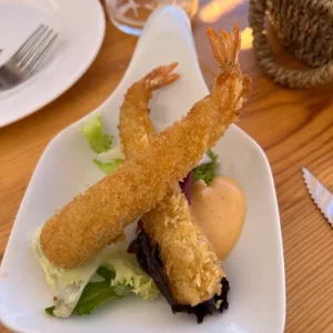 Crujiente de langostino